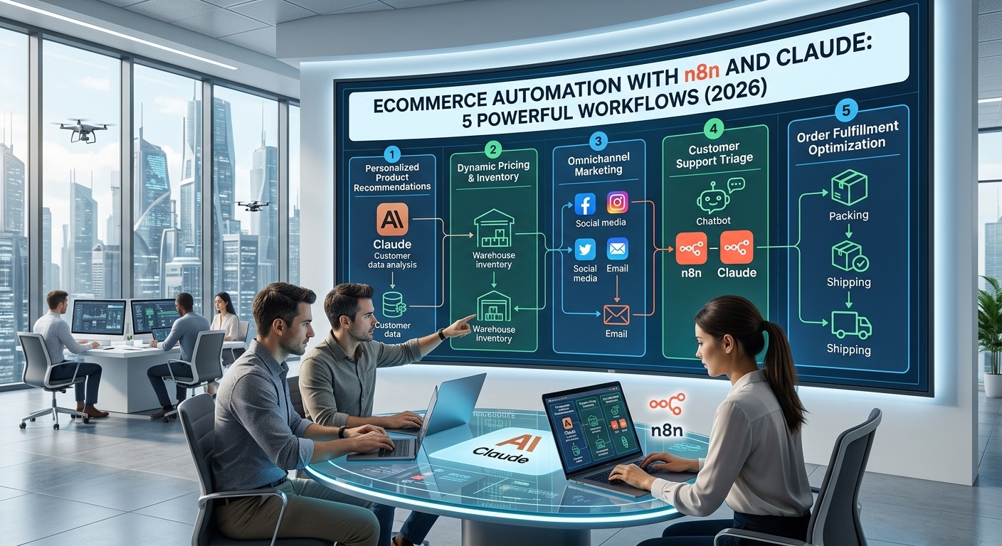 Ecommerce automation workflows with n8n and Claude