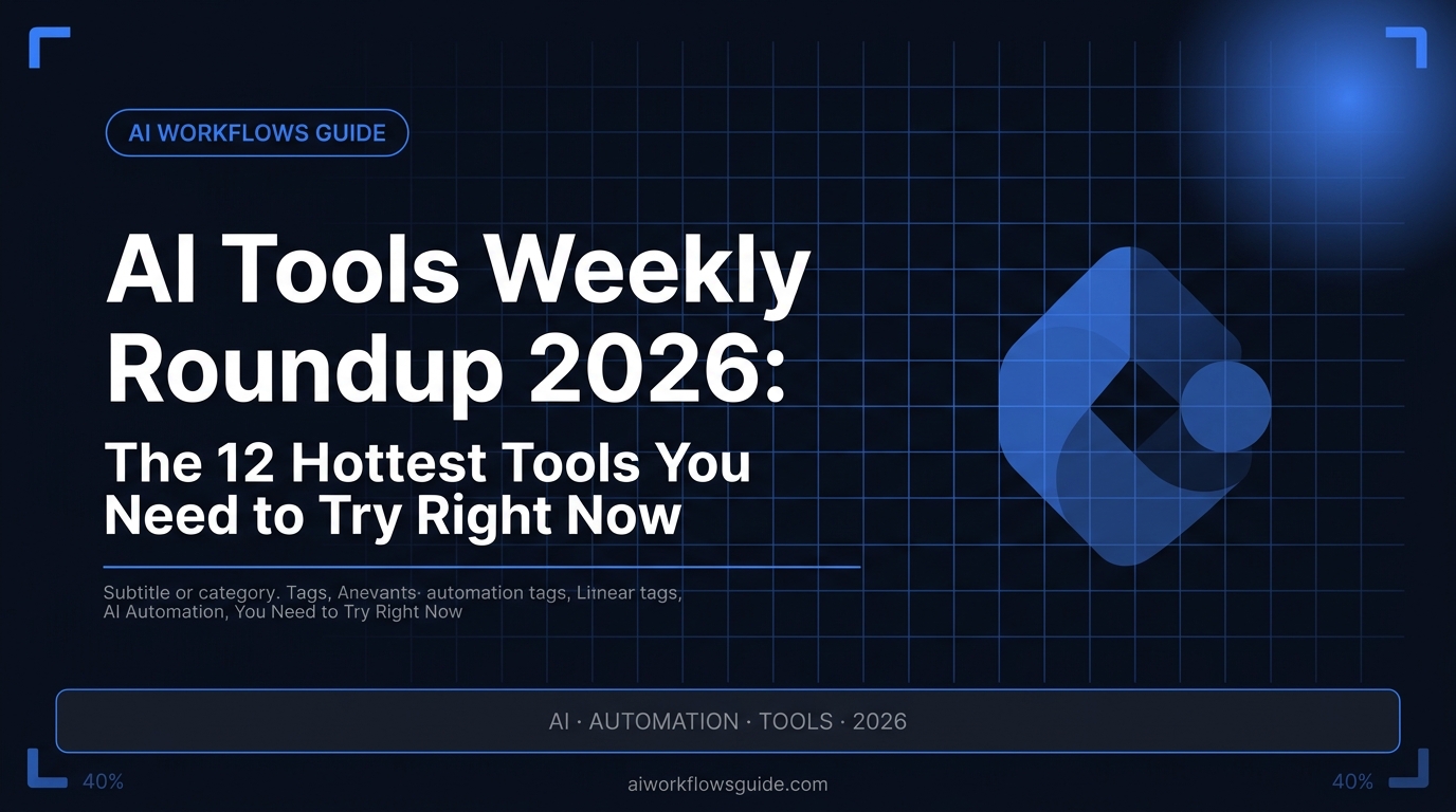 ai tools weekly roundup guide 2026