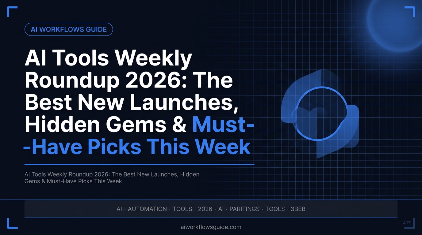 ai tools weekly roundup guide 2026