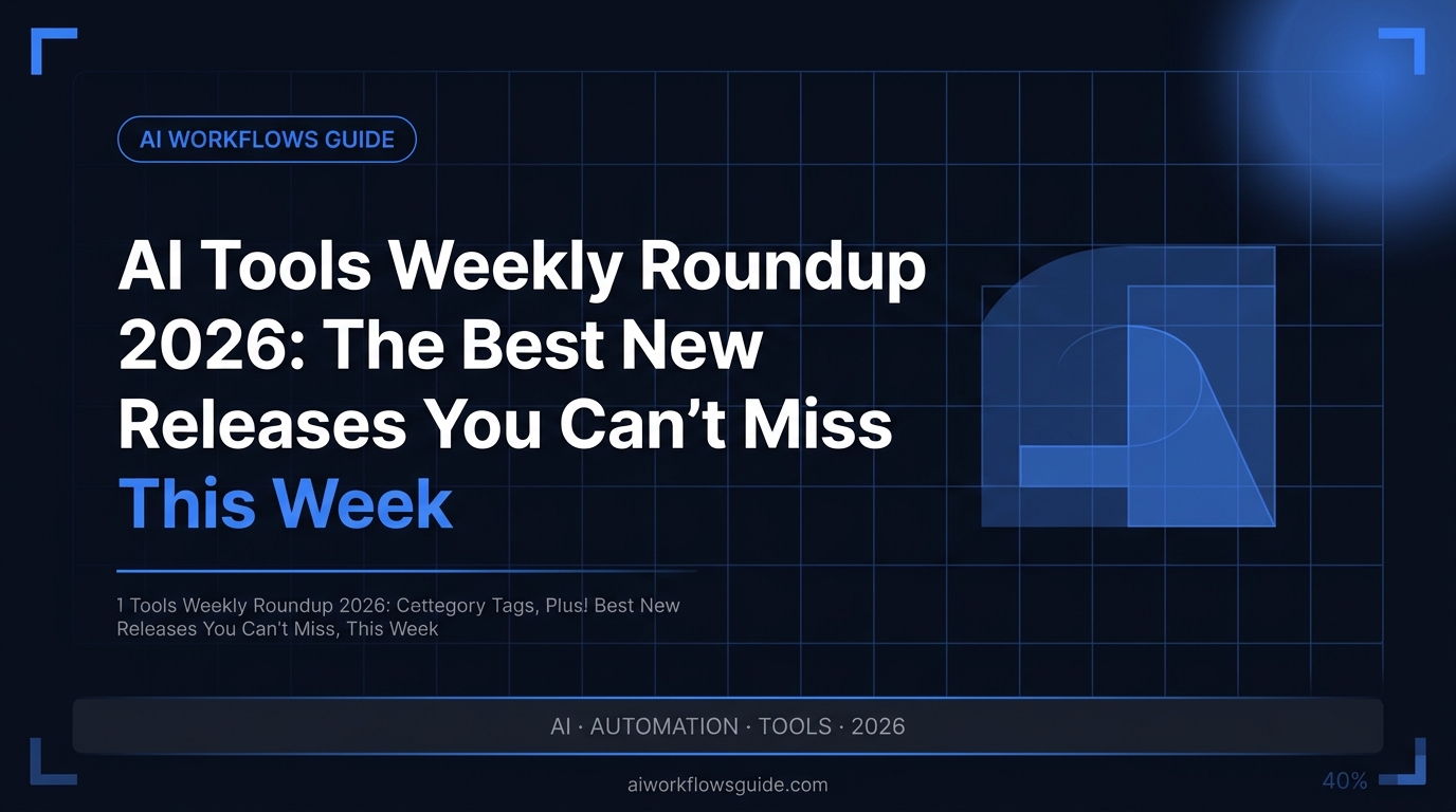ai tools weekly roundup guide 2026