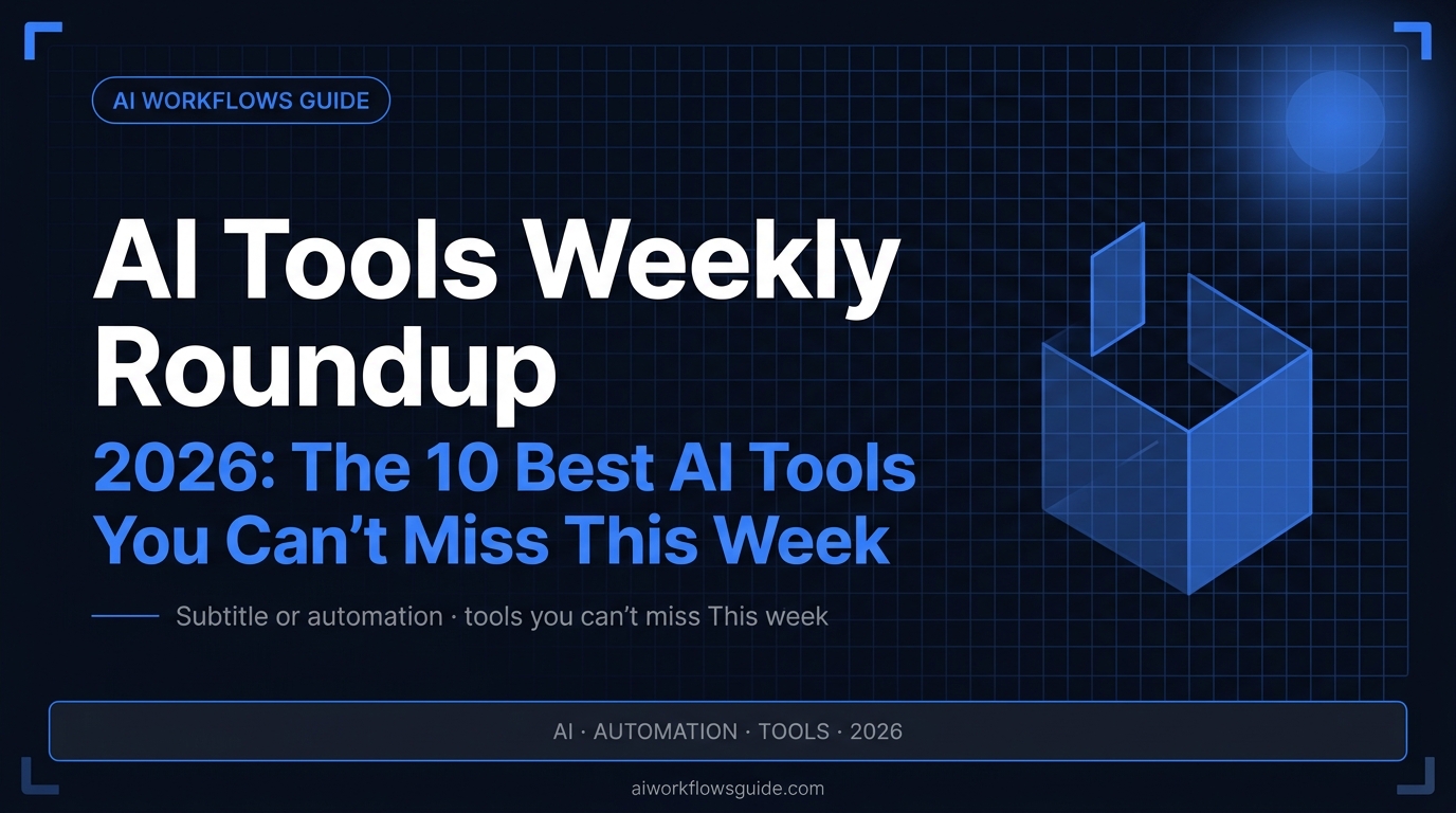 ai tools weekly roundup guide 2026