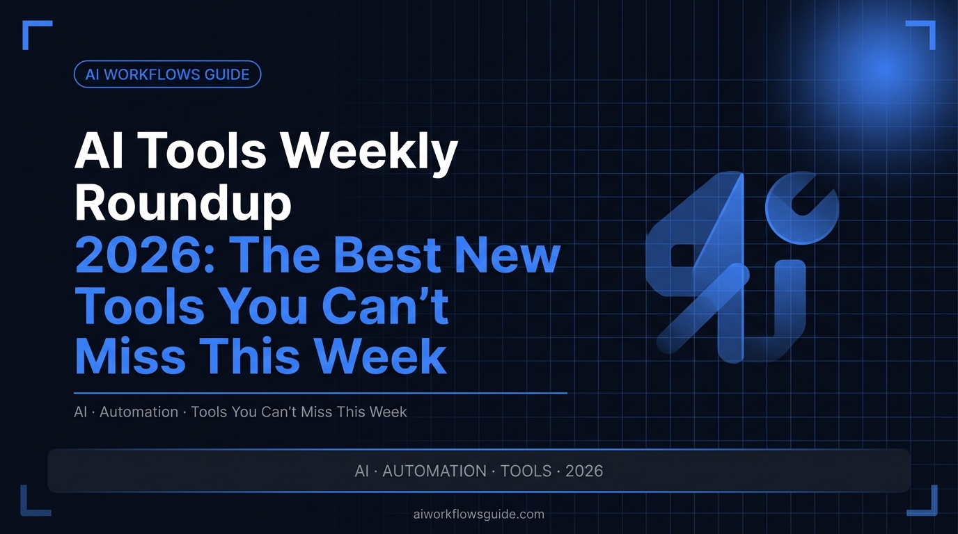 ai tools weekly roundup guide 2026