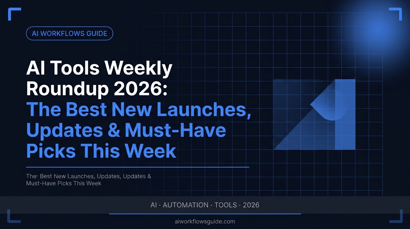 ai tools weekly roundup guide 2026