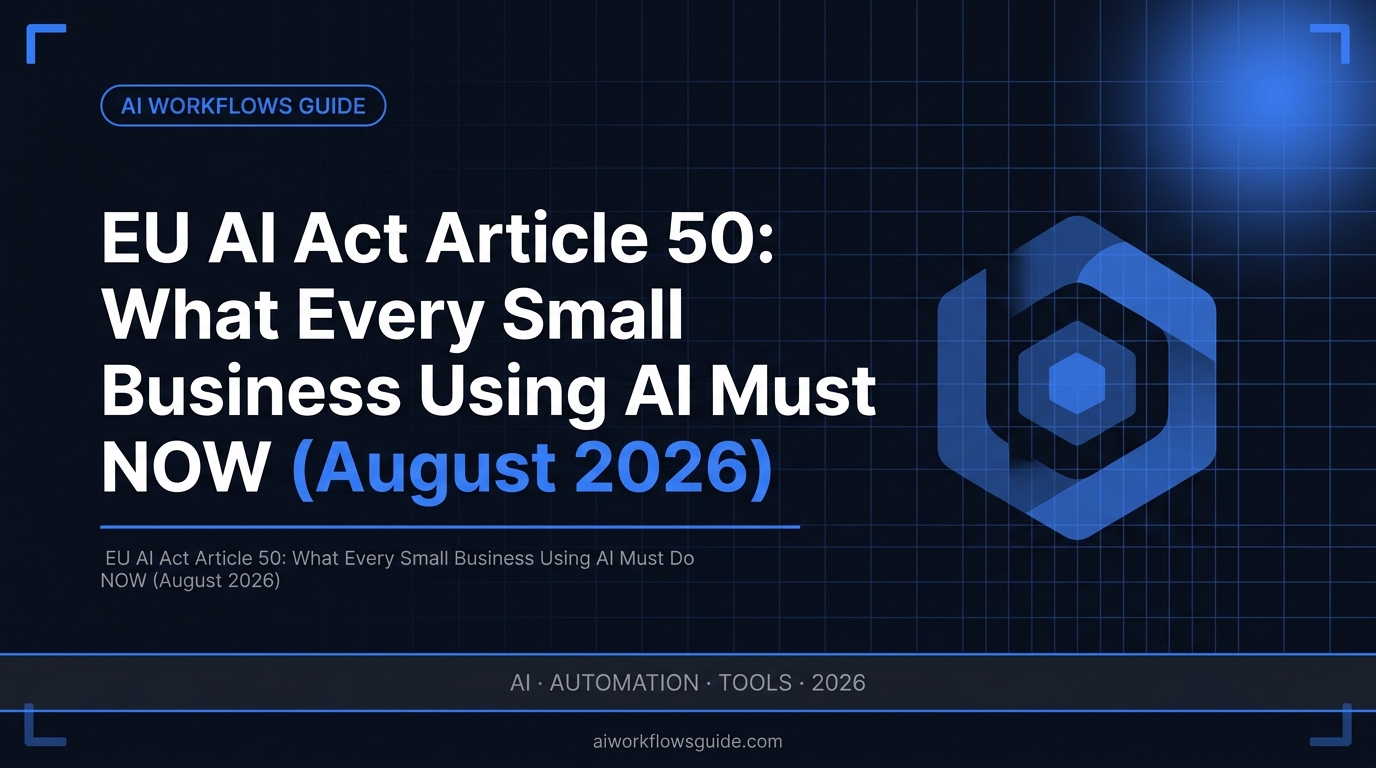 eu ai act article guide 2026