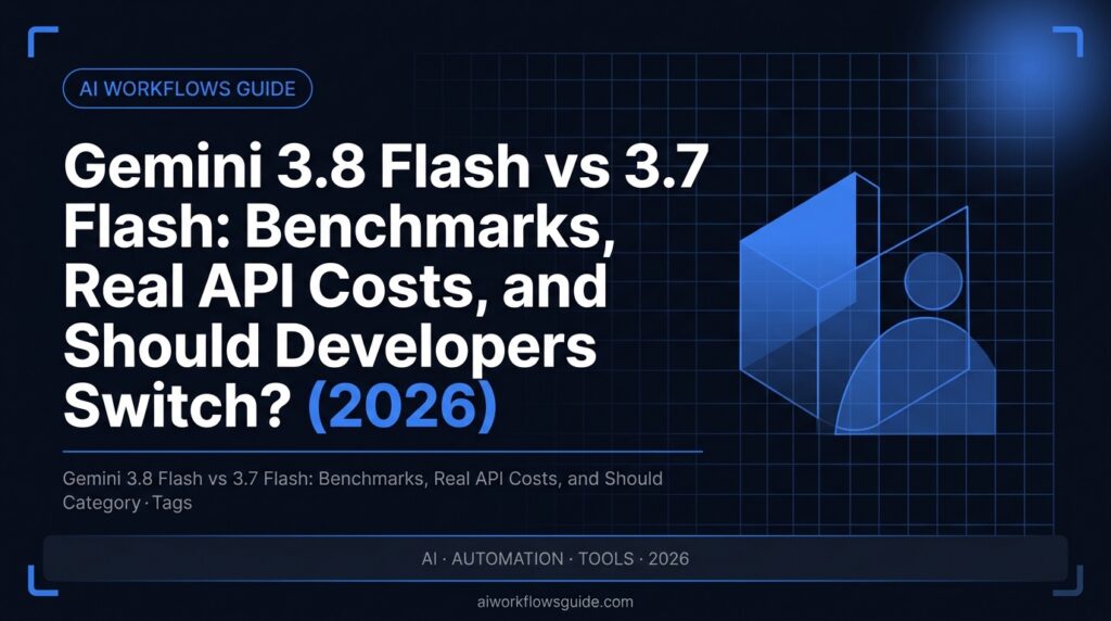 Gemini 3.8 Flash vs 3.7 Flash: Benchmarks, Real API Costs, and Should Developers Switch? (2026)